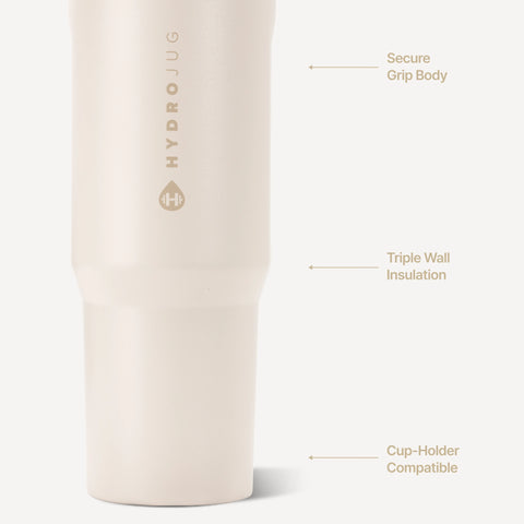 Sport 32oz | Leakproof Insulated Water Bottle, Workout & Hike – Cream